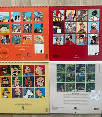 Kuifje - 4 - Calendriers - Hergé - Moulinsart - 2005, Boeken, Nieuw
