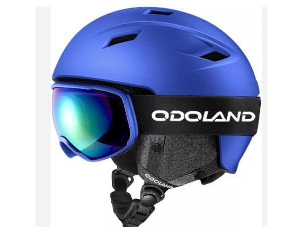Veiling - Odoland Ski snowboardhelm met skibril maat m-l  59, Sports & Fitness, Ski & Ski de fond