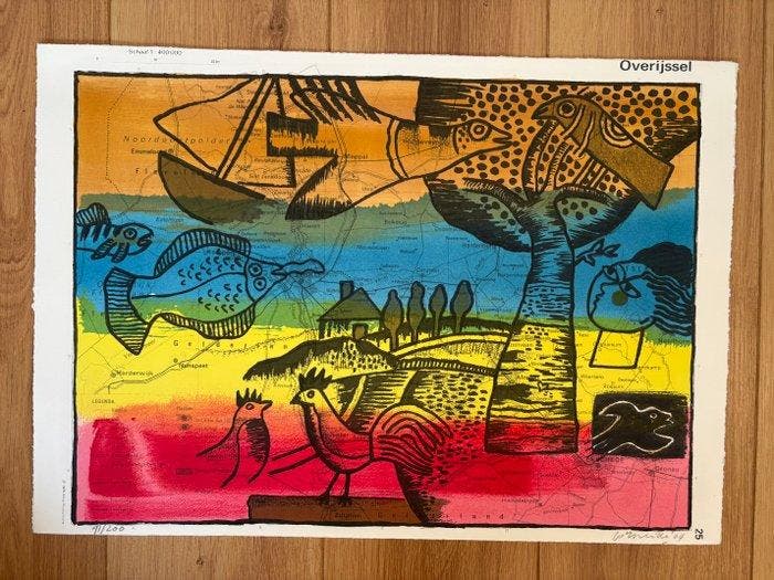 Corneille (1922-2010) - Overijssel, Antiek en Kunst, Antiek | Overige Antiek