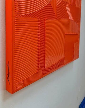 Sarah Schwarzl - Frequency VERMILION (Frame included)