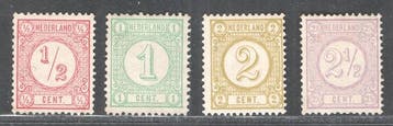 Nederland 1876/1894 - Koningin Wilhelmina Hangend Haar &