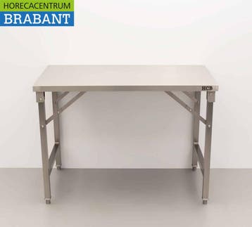Table de travail pliante en acier inoxydable HCB 120 x 70 x, Verzenden