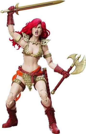 Red Sonja Limited Epic Hacks Action Figure 1/12 Gold & Red 1, Ophalen of Verzenden