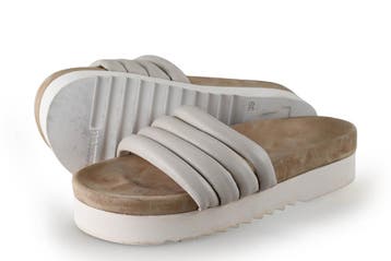Manuel Slippers in maat 39 Wit, Kleding | Dames, Slippers, Verzenden, Wit, Zo goed als nieuw