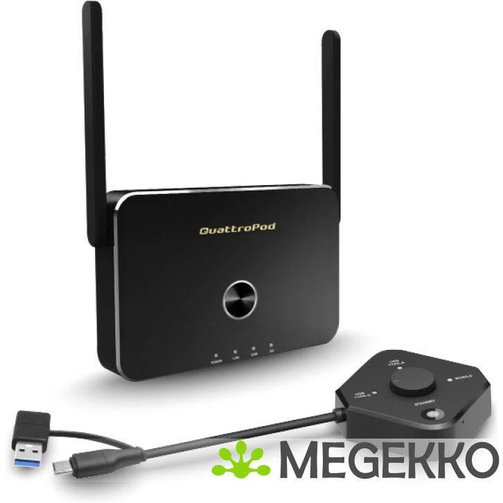 EZCast QuattroPod-USB-1T1R draadloos presentatiesysteem, Computers en Software, Overige Computers en Software, Nieuw, Verzenden