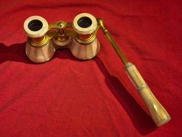 Zoom binoculars - Opernglas mit Lorgnette - 1850-1900 -, Verzamelen
