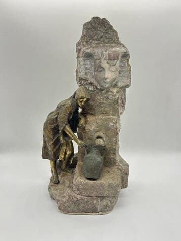 after Ernest Wante (1872-1960) - sculptuur, Rebecca at the