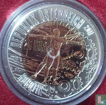 Oostenrijk 25 euro 2011 Robotics, Timbres & Monnaies, Monnaies | Europe | Monnaies euro, Verzenden, Losse munt