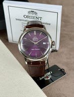 Orient - Bambino Date Automatic Purple - Zonder minimumprijs, Nieuw