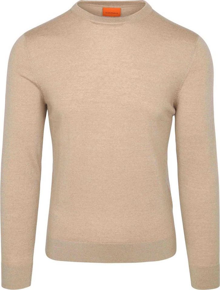 Suitable Merino Pullover Sand maat Maat 52/54 (L) Heren, Vêtements | Hommes, Pulls & Vestes, Envoi