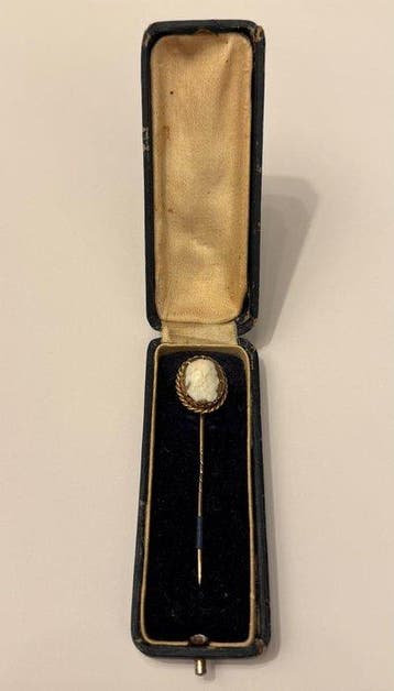 Sans prix de réserve - Broche - 14 carats Or jaune, Argent -