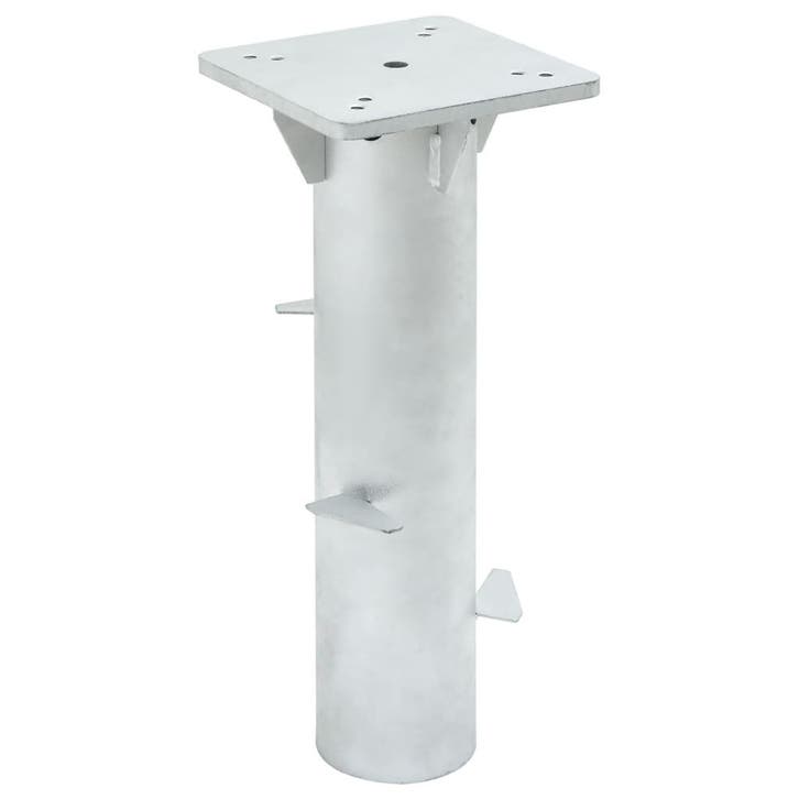 vidaXL Parasolvoet voor in de grond 16x16x39,5 cm staal, Jardin & Terrasse, Parasols, Envoi