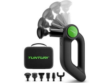 Tunturi MG70 - Massage Gun Professioneel - 6 Opzetstukken -, Verzenden