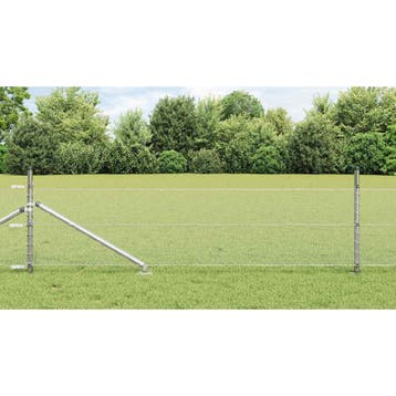 vidaXL zeshoekig gaasgek met palen 100 x 0,8 m, Tuin en Terras, Verzenden, Nieuw