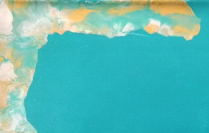 Terenzio Lana - mare turchese, Antiek en Kunst, Kunst | Schilderijen | Modern