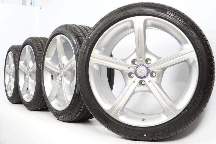Mercedes Klasse CLS W257 19 inch  velgen + Zomerbanden Pirel, Autos : Pièces & Accessoires, Pneus & Jantes, Enlèvement ou Envoi