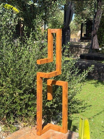 Ana Lucia B.M - Sculpture Corten - XL