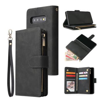 Samsung Galaxy Note 9 - Leren Wallet Flip Case Cover Hoesje, Verzenden