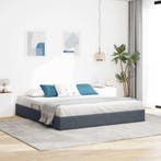 vidaXL Ottoman Bedframe met opslag Donkergrijs 160 x 200 cm, Verzenden, Nieuw