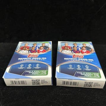 2025/26 Topps UEFA Champions League, Hanger Box Parallel, Nieuw