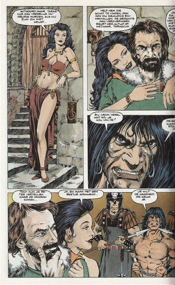 Conan de Barbaar - De koningin van Acheron 8710823000409, Boeken, Verzenden, Gelezen, Roy Thomas