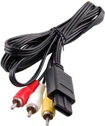 AV Kabel Nintendo Gamecube/N64/SNES (Third Party) (Nieuw), Games en Spelcomputers, Spelcomputers | Nintendo GameCube, Ophalen of Verzenden