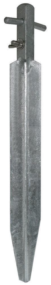 Dehn aardingspin StSt M8 vleugelmoer schroef 600mm - 634160, Verzenden