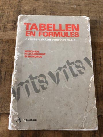 Tabellen en formules 9789011012356, Verzenden