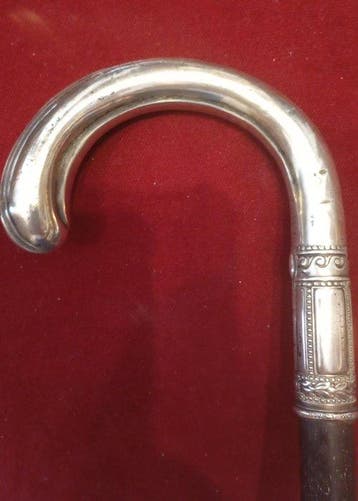 Wandelstok - .800 zilver, Antiek en Kunst