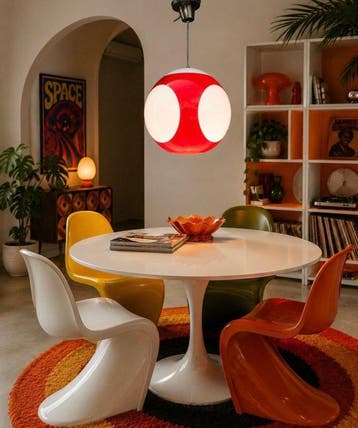 Massive - Lampe - Plastique - Lampe vintage UFO Bug Eye, Antiek en Kunst