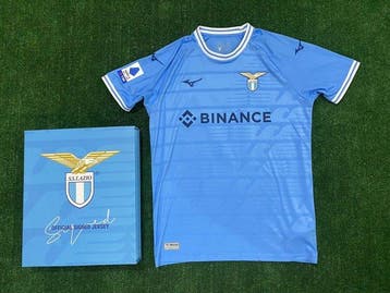 Lazio - Italiaanse voetbal competitie - Ciro Immobile hand, Nieuw