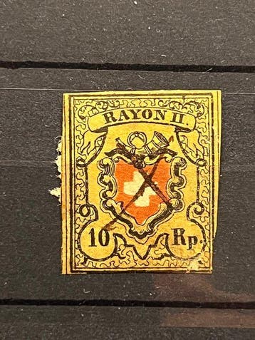 Suisse 1850/1998 - Album de timbres incomplets Rayon II 10r