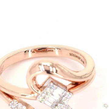 Ring - 14 karaat Roségoud - 0.31ct. tw. Diamant (Natuurlijk), Bijoux, Sacs & Beauté, Bagues