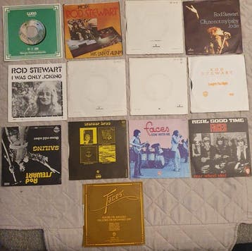 Rod Stewart, Faces - 13 x 7 RPM - 45 RPM 7 Single - 1980, Nieuw in verpakking