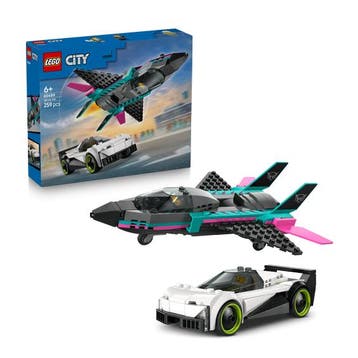 LEGO City - Straalvliegtuig VS Sportauto - 60489, Verzenden, Nieuw