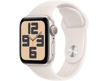 Apple Watch SE (2024) - Smartwatch - 40mm GPS - Zilver, Bijoux, Sacs & Beauté, Montres connectées, Verzenden