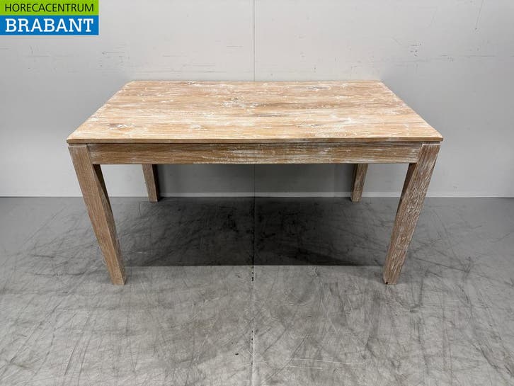 Houten Eettafel 140 x 79,5 x 77 cm Horeca, Zakelijke goederen, Horeca | Meubilair en Inrichting, Ophalen of Verzenden