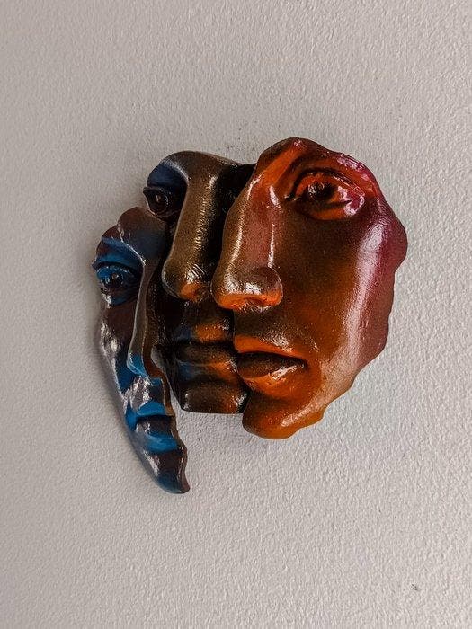 Salvatore Alibrio - Symbiosis - bronze effect, Antiek en Kunst, Kunst | Designobjecten