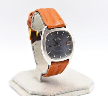 Omega - De Ville - Automatic Blue Dial Datario al 12 - Ref., Nieuw