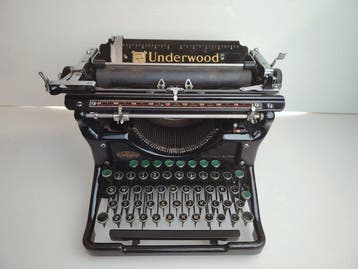 Underwood No. 5 - Volledig gerestaureerd en werkend -