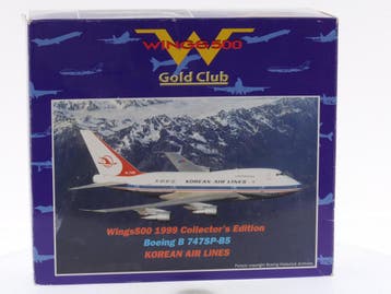 Schaal 1:500 Herpa 511988 Korean Air Lines Boeing 747SP ..., Ophalen of Verzenden, Zo goed als nieuw