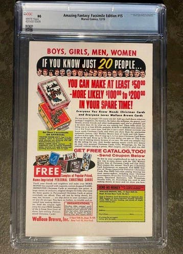 Amazing Fantasy: Facsimile Edition #15 - 1 Graded comic -, Nieuw