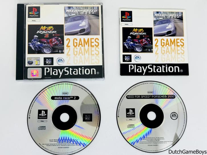 Playstation 1 / PS1 - Moto Racer 2 / Need For Speed - Porsch, Games en Spelcomputers, Games | Sony PlayStation 1, Gebruikt, Verzenden
