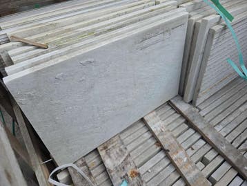 100 stuks Albino Light natuursteen tegels 595 x..., Nieuw