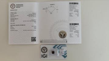 1 pcs Diamant (Natuurlijk gekleurd) - 2.85 ct - Carré - SI2