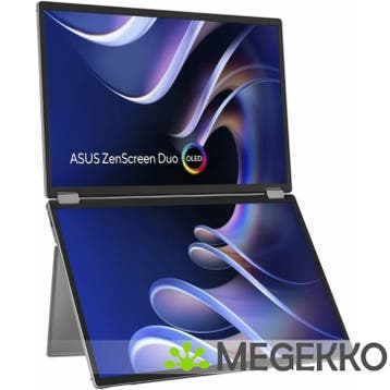 ASUS ZenScreen Duo OLED MQ149CD 14  WUXGA Zilver, Computers en Software, Monitoren, Verzenden, Nieuw