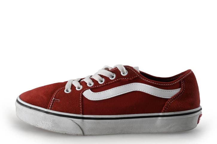 Vans Sneakers in maat 40½ Rood, Kleding | Heren, Schoenen, Overige kleuren, Zo goed als nieuw, Sneakers, Verzenden