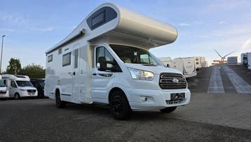 Chausson C714 GA op Ford met krachtige motor, dwarsbed 61144, Caravanes & Camping, Alkoof