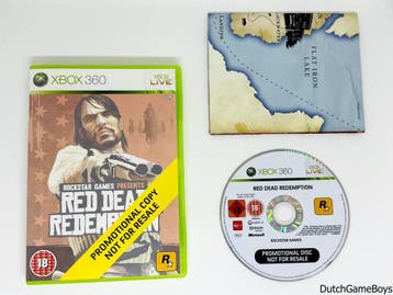 Xbox 360 - Red Dead Redemption + Map - Promotional Copy, Games en Spelcomputers, Verzenden, Gebruikt