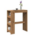 vidaXL Bartafel met rekken 90x40x103,5 cm hout artisanaal, Verzenden, Nieuw